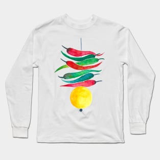 Lemon chili charm Long Sleeve T-Shirt